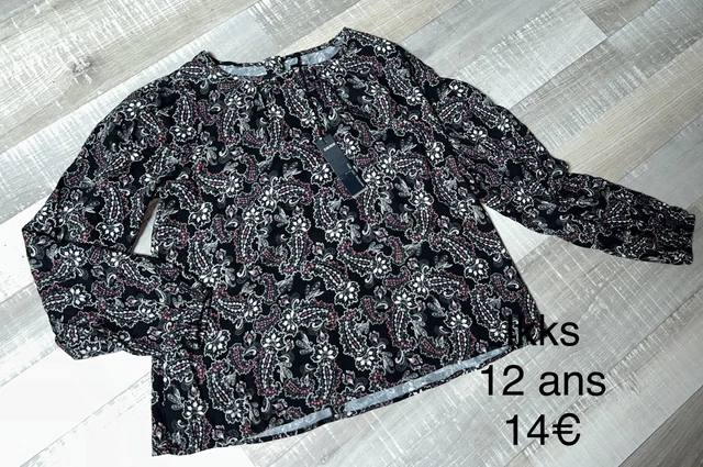 IKKS 12 ANS FILLE : SWEAT gris HARRY POTTER et JUPE NOIRE hiver tbe EUR 13,20 - FR