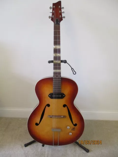 Framus Guitar:Vintage 1960s:Archtop:Electro-acoustic:Good condition