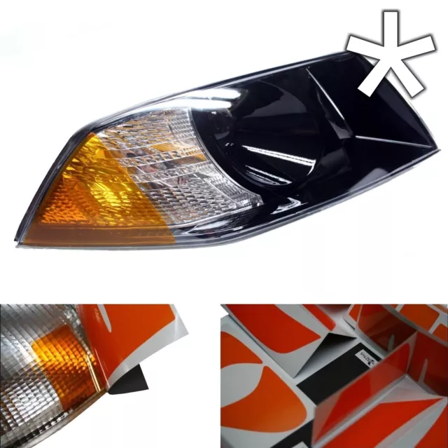 Pellicola design USA per fari/frecce Skoda Octavia sidemarker li.+re.