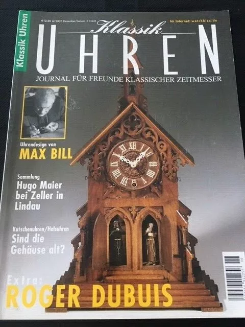 German watch magazin / Magazine montres allemand KLASSIK UHREN #2002/6 PENDULES