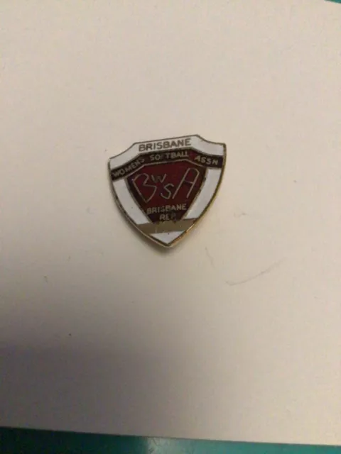 Brisbane womens softball assn. badge