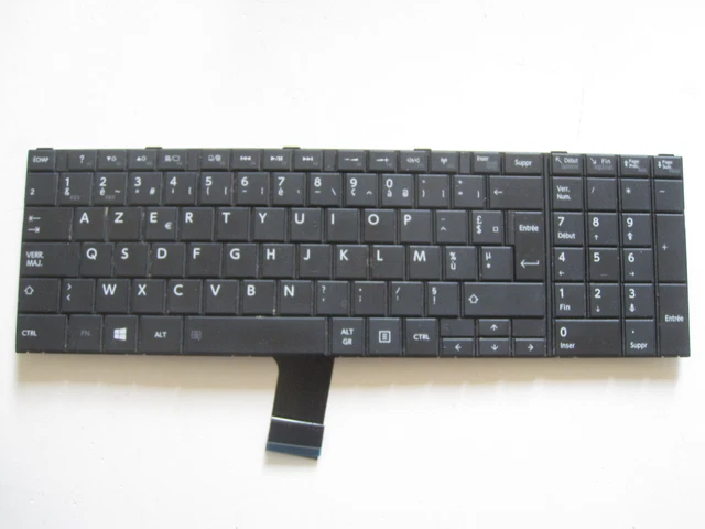 Clavier Azerty Français Neuf Pour Toshiba Satellite Pro L655-1JN - Noir