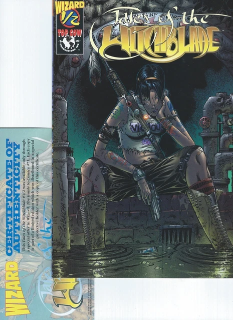 Image Comics Wizard Exclusive TALES OF THE WITCHBLADE #1/2 Near Mint with COA