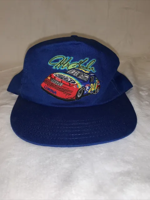 Vintage JEFF GORDON Early 90s USA Made Hat Cap Snapback Dupont #24 Chevy Lumina