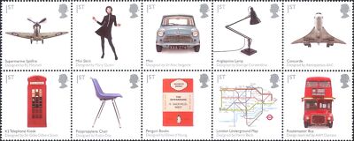 GB 2009 Concorde/bus/auto/Spitfire/libro/aerei/trasporto/design blocco 10v n43515e 