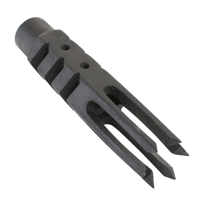 V Innovations Cerakote FDE Muzzle Brake – 5/8x24 Thread, .300/.308/7.62, Steel