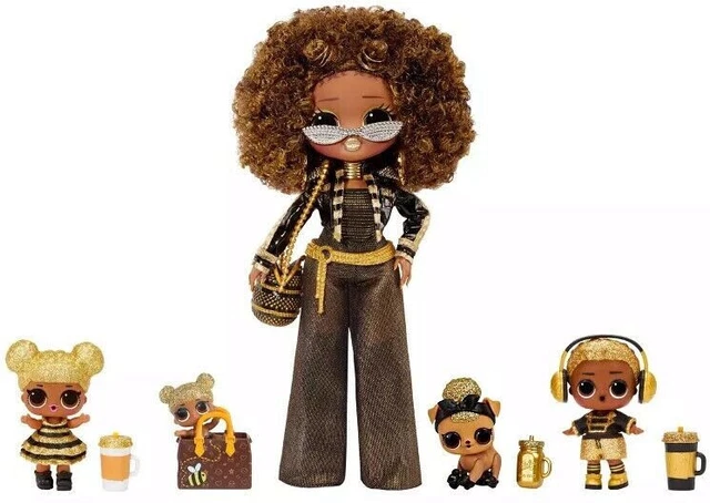 LOL SURPRISE OMG Bigger Surprises 45+ Royal Bee Family Doll Set