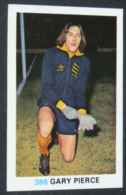 #386 Gary Pierce Wolverhampton Wanderers Wolves Fks Soccer Stars 1977-1978