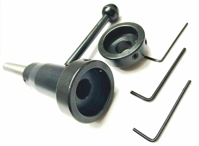 Lathe Tailstock Floating Die Holder Set Mt-2 Shank - Imperial Standard