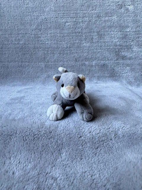 RETIRED JELLYCAT I Am A Felinie Cat Soft Tiny Mini Grey White Kitty retired-jellycat-i-am-a-felinie-cat-soft-tiny-mini-grey-white-kitty