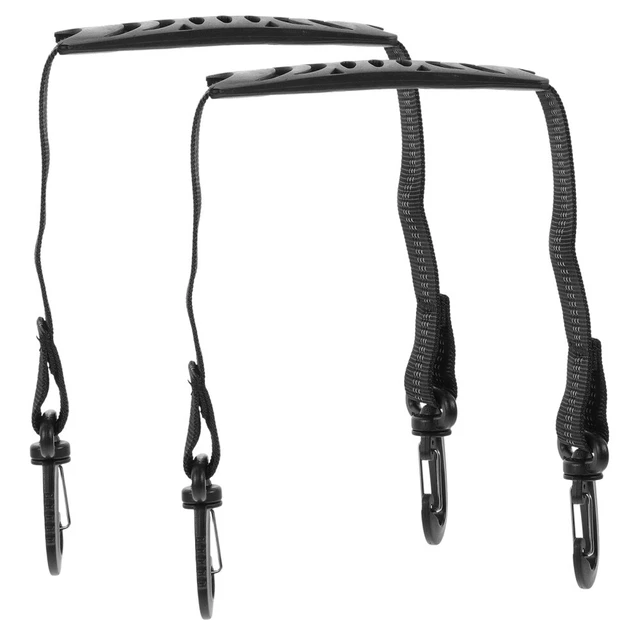2 Pcs Carriers Straps Skating Boots Outdoor Shoes Roller Skate Leash Shoehorn