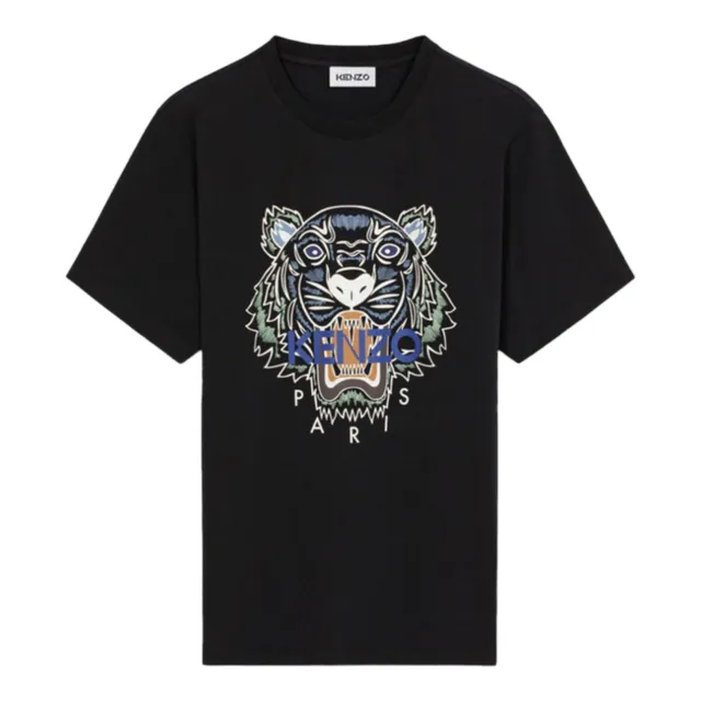 Kenzo Men's Tiger T-Shirt FC55TS0204YL Black - BRAND NEW WITH TAG