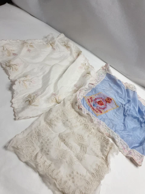 Hankies tessuto VINTAGE, ORDIGNO ESERCITO ROYAL COPPS, Agnes vittoriana & vintage