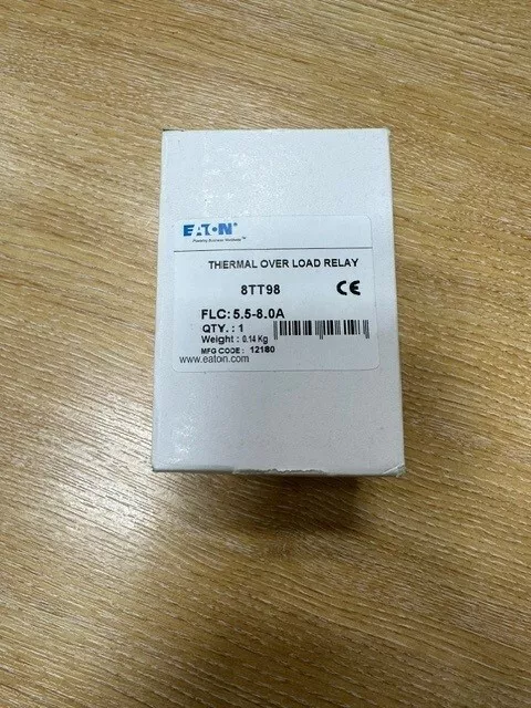 Eaton 8Tt98 Thermal Overload Relay Flc:5.5-8A