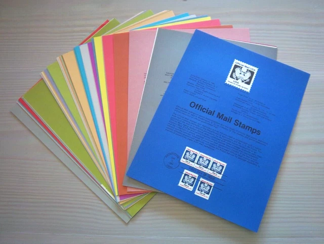 1983 USPS Souvenir Pages 41 Different Pages (Excl Hi-Denomination Express Mail)