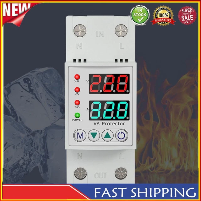 Relay Limit Over Current Protection 40A/63A Short Circuit Protector Accessories