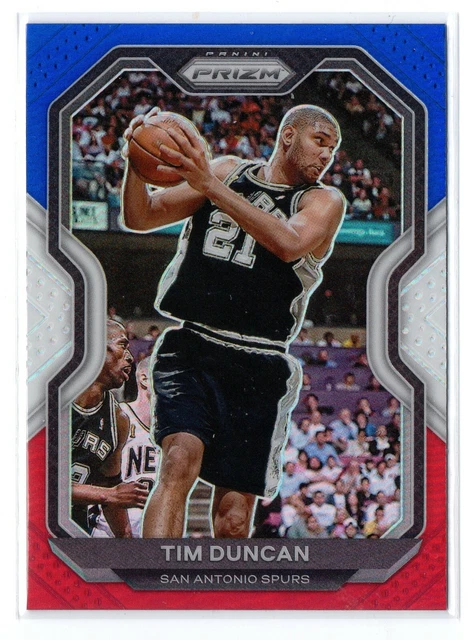 20-21 Prizm Red White and Blue #30 Tim Duncan San Antonio Spurs