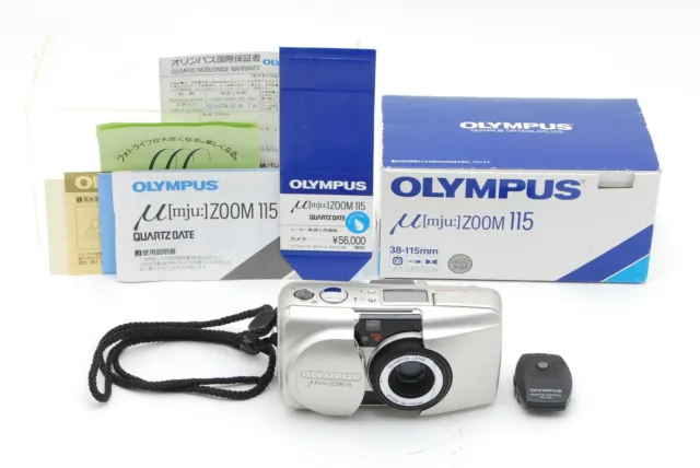 [NEAR MINT W/BOX ] Olympus Mju μ Zoom 115 Point & Shoot 35mm  From JAPAN