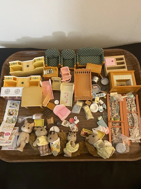 Calico Critters sylvanian families Accessories Dolls And Furniture Lot...