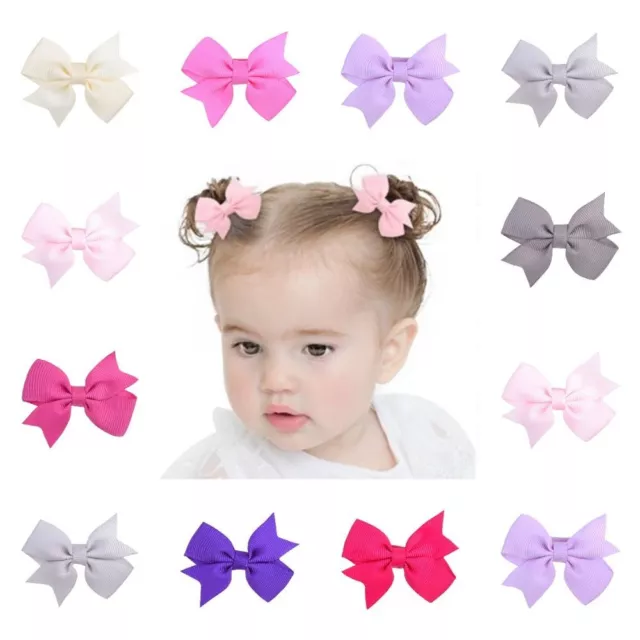 Sweet Bowknot Hairpin Small Children Barrette New Bow Hair Clips  Girls