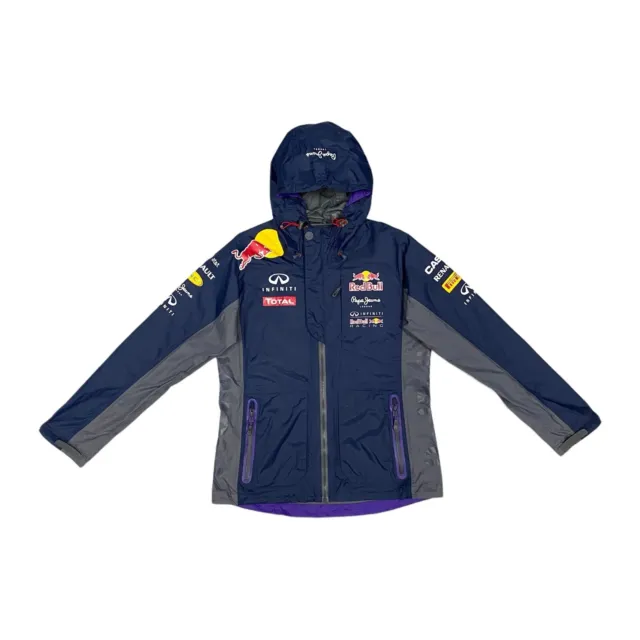 Pepe Jeans London Women's Red Bull Racing Infiniti Rain Jacket Size M