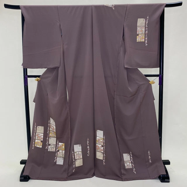 Houmongi / Remake / Fabric / Silk / Kimono / Japanese Kimono / G-176