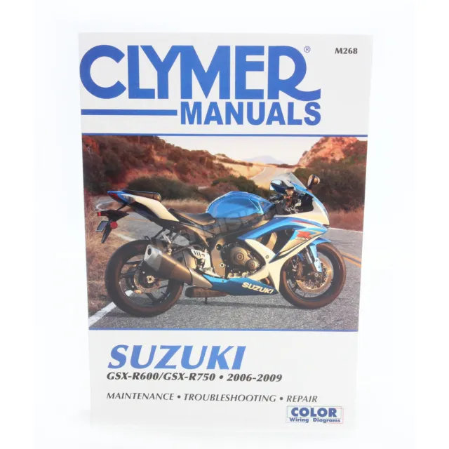 Clymer Manual - Suzuki GSX-R600/GSX-R750 2006-2009 - M268