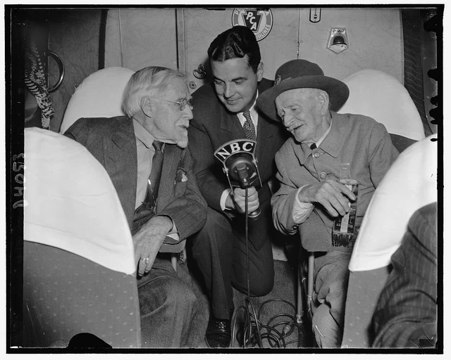 Reproduced 1919 Photo Left To Right: William H Jackson; C Bedell Monroe, Pres a