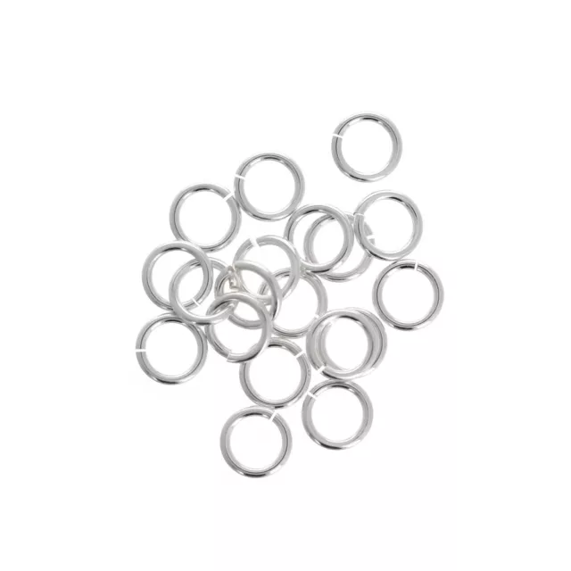 25pc, 5mm 20 gauge Sterling Silver Open Jump Rings Small Jump Rings High Quality