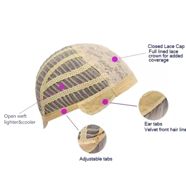 Pelo Rizado Sintético Pelucas Gris Plata Corta Mujer Peluca Ondulada 3