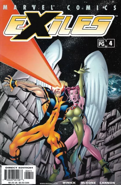 EXILES # 4 : MARVEL COMICS : 2001 : fine+(6.5)  ~