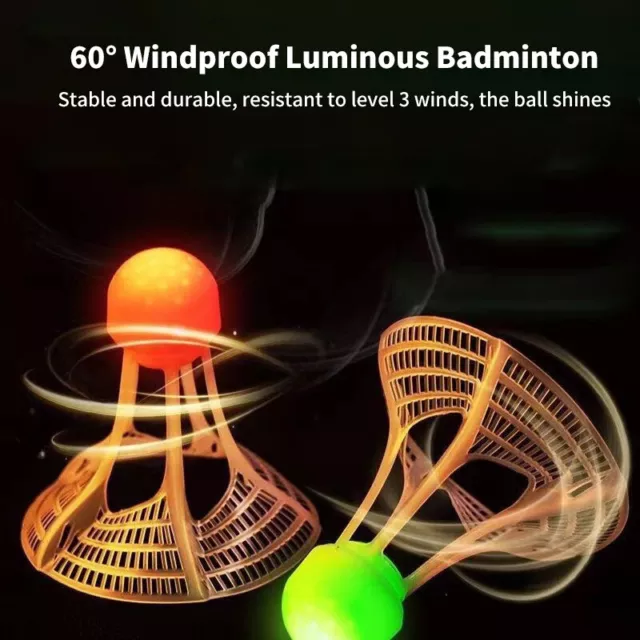 Windproof Badminton Outdoor Badminton Windproof Plastic Ball Nylon Shuttleco BII