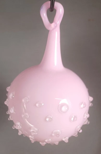 Hand Blown Glass Ornament Ball . Self Representing Artist (SRA) 3
