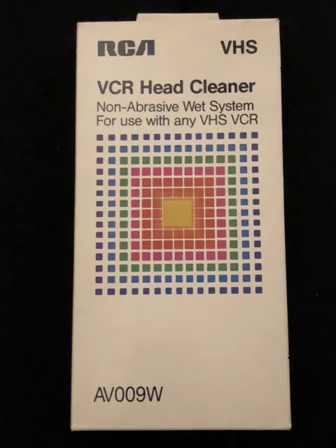RCA VHS VCR Video Head Cleaner Non-Abrasive Wet System AV009W
