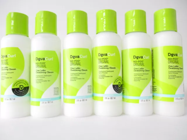Deva Curl No-Poo Original Cleanser 3 oz Pack of 6
