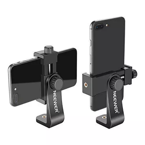 Neewer Supporto per Smartphone Staffa Orizzontale Verticale Adattatore con