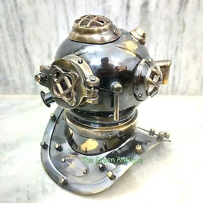 Antique Brass Diving Divers Helmet Maritime Collectible