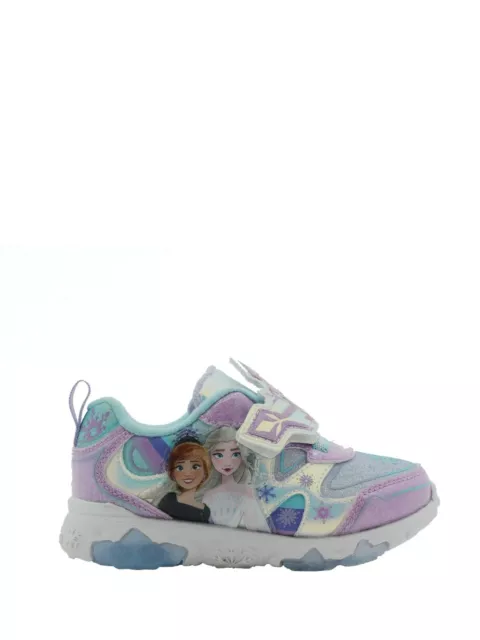 Disney Frozen 2 Anna & Elsa Light-up Shimmer Athletic Sneaker Toddler Girls