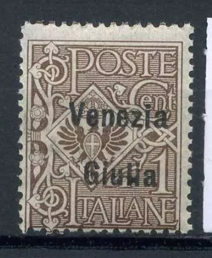 Venezia Giulia 1918 Sass. 19 MNH 100% 1 c, Overprint