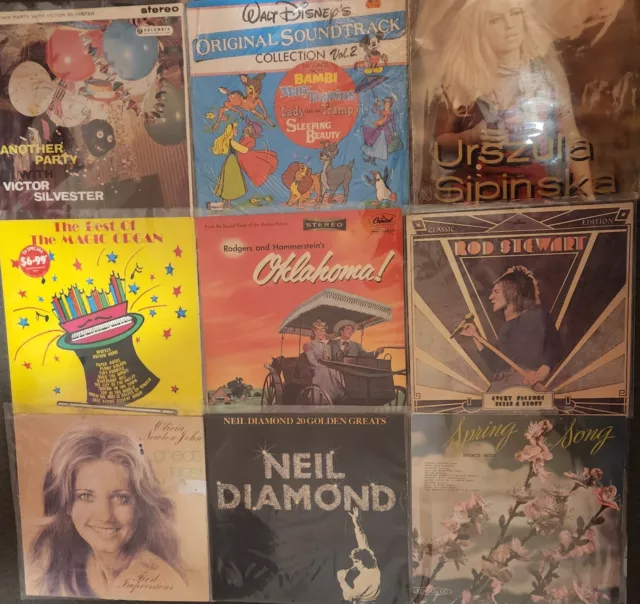 BULK LOT 90 Vinyl Records dire tull trick elo angels eagles Elvis