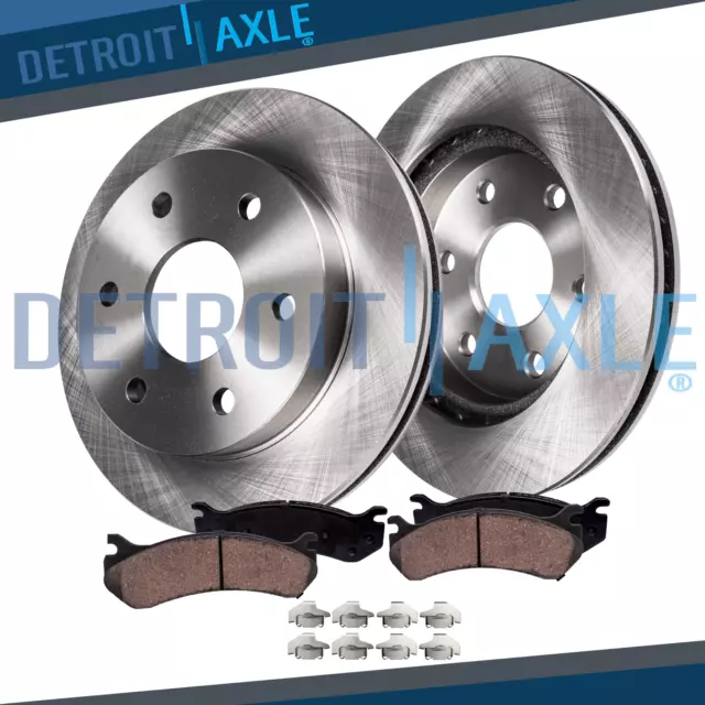 Front Disc Brake Rotors Ceramic Brake Pads for Dodge Durango Dakota Brakes Kit