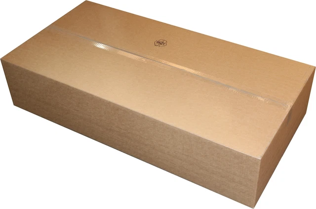 6 St Cartone di Spedizione 1200x600x300 Braun 2-wellig Eb-Welle Libri Scatole