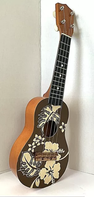 KC Hawaii Brown Aloha 21" Toy Ukulele KC Hawaii Brown Aloha 21" Toy Ukulele