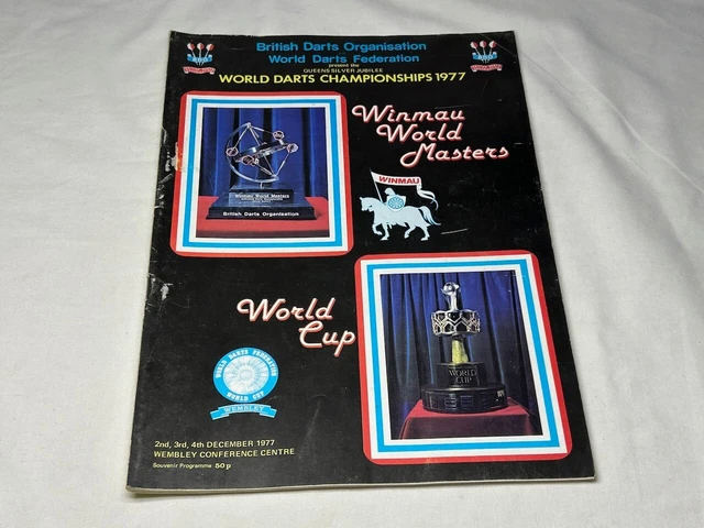 1977 WINMAU WORLD Championships Darts Masters/World Cup Programme 79