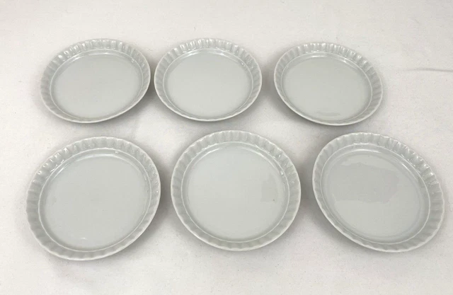 Bareuther Waldsassen Porcelain Coasters/Trinket Dishes Set of 6 Bavaria Germany