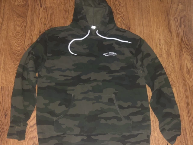 Devils Backbone Brewing Company Womens Camo Hoodie Large