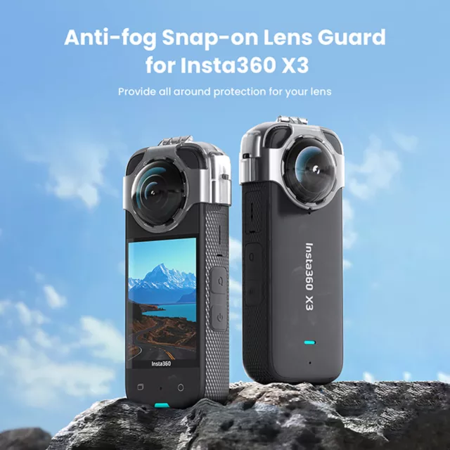 For Insta360 X3 Sport Camera Anti-fog Protector Cover Guard Cap Lens Accessories 3