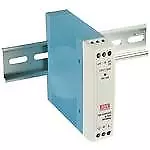 MEAN WELL USA MDR-10-12 AC-DC Industrial DIN rail power supply; Output 12Vdc ...