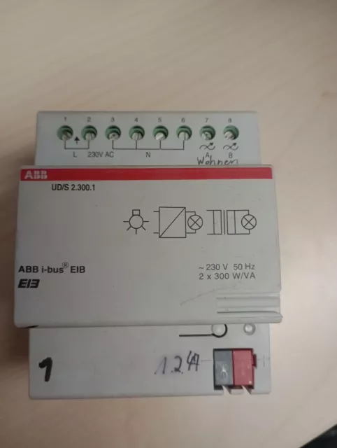 ABB UD/S 2.300.1 EIB KNX Universal-Dimmaktor 2fach 2x300 W/VA UD/S2.300.1