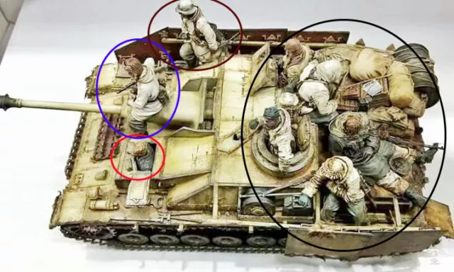 1:35 Resin WWII German Tank Crew 8 Figures only figure Unpainted Unassembled